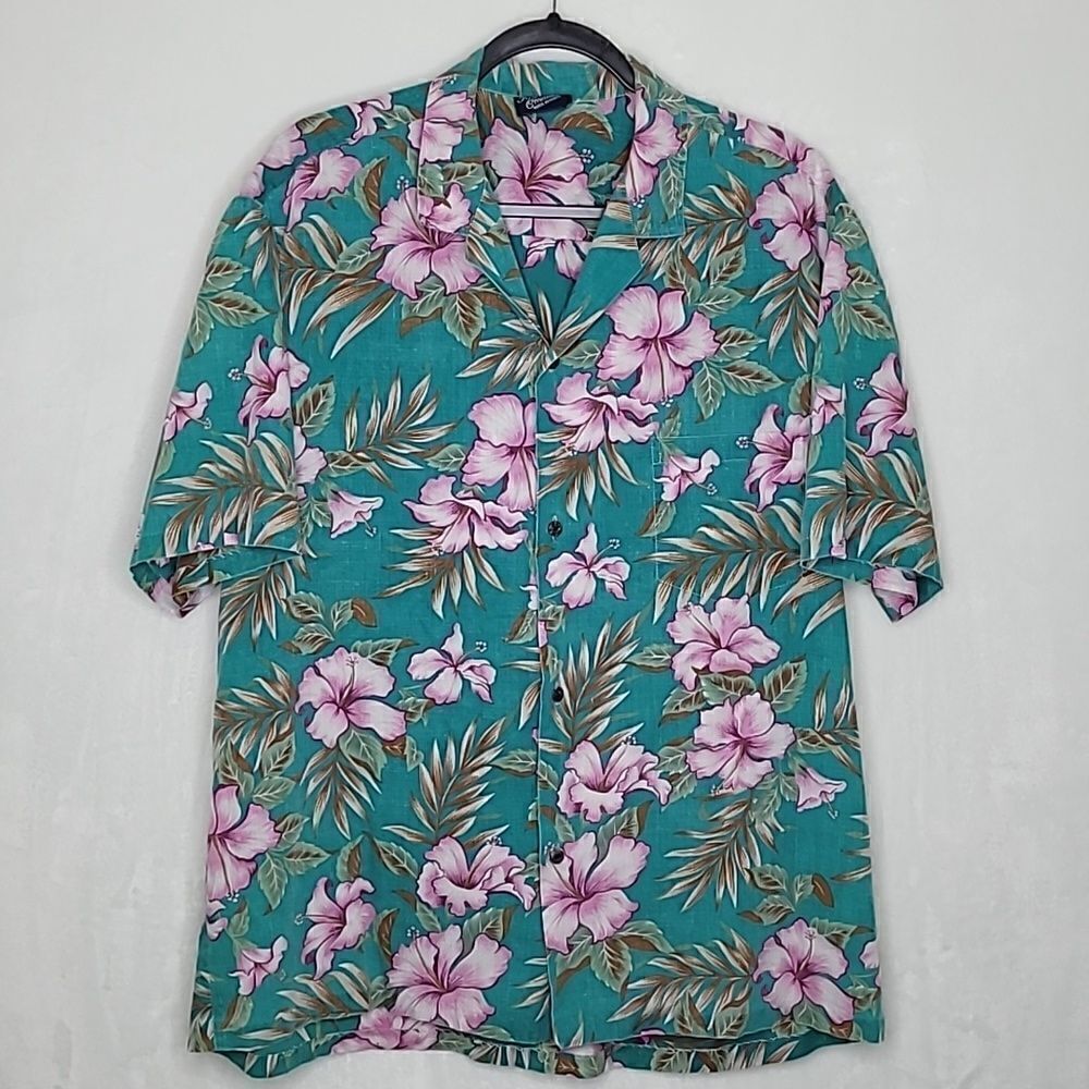 Vintage Royal Creations Hawaii Hibiscus Print Size XL